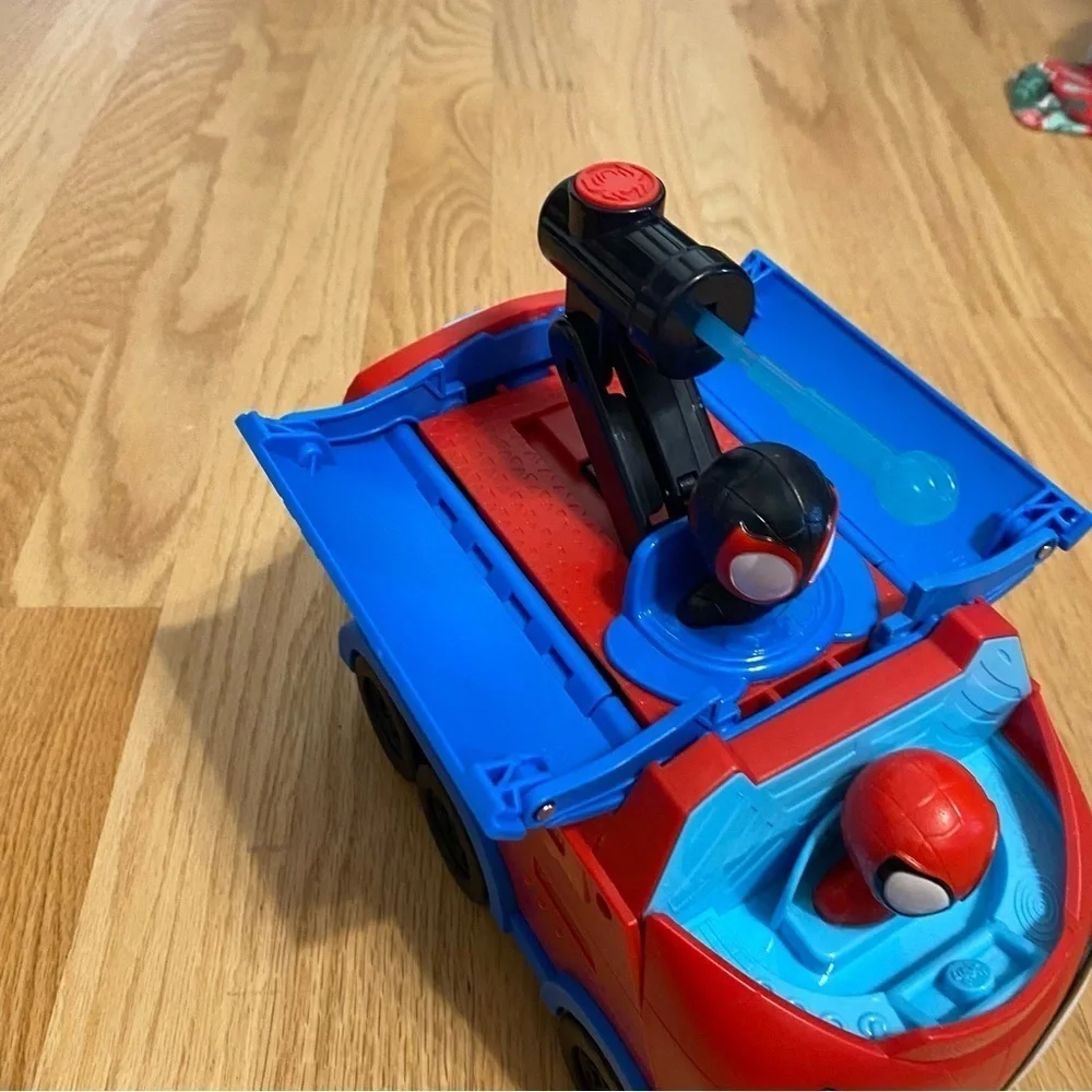 Spidey and His Amazing Friends, Web Spinning Hauler Vehicle, Marvel, Red